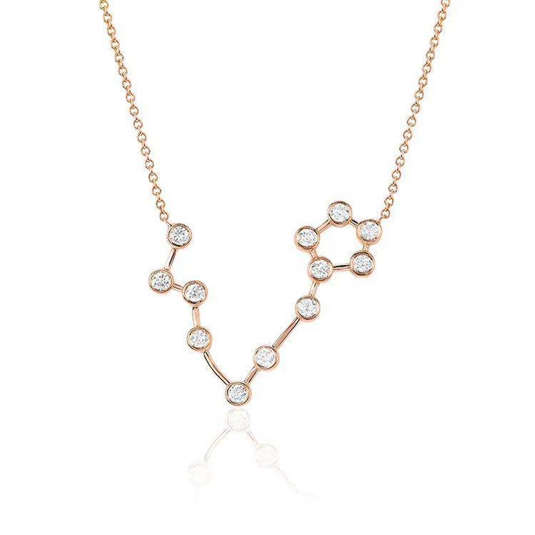 Pisces Diamond Constellation Necklace