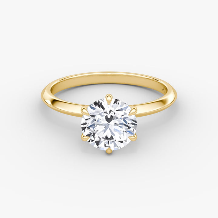 The Knife-Edge Round Brilliant Engagement Ring