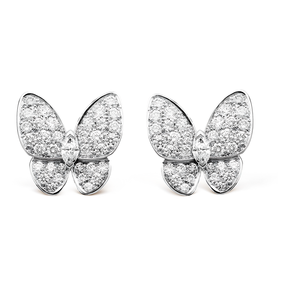 Two Butterfly earrings