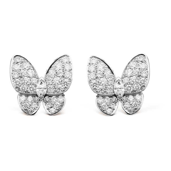Two Butterfly earrings