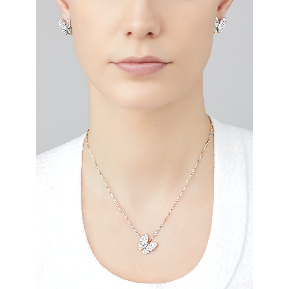 Two Butterfly earrings