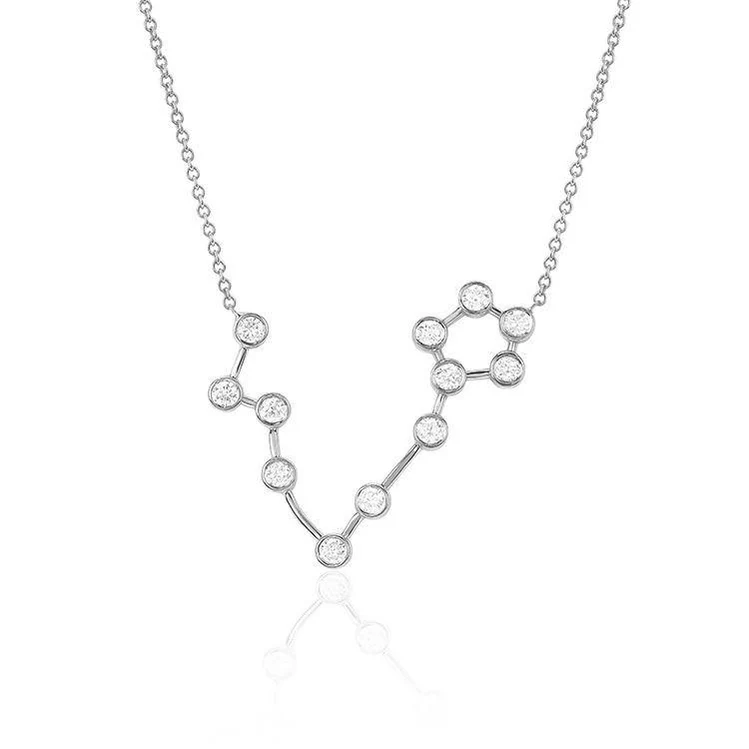 Pisces Diamond Constellation Necklace